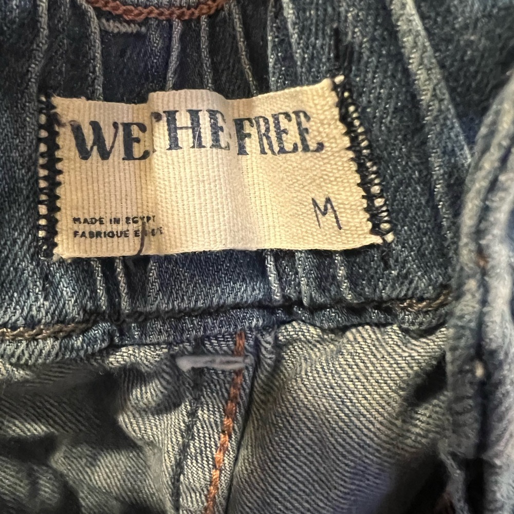 Free People Distressed Jean Shorts